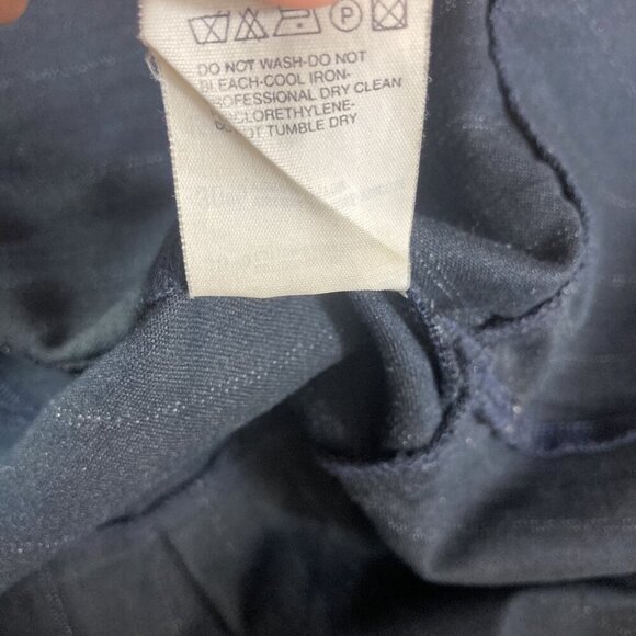 Vintage‎ Romeo Gigli Shirt Dress Womens Italian 40 US 6 Gray Pinstripe Italy 90s - Picture 12 of 16